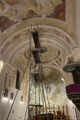 Sanacija crkve nakon Zagrebačkog potresa